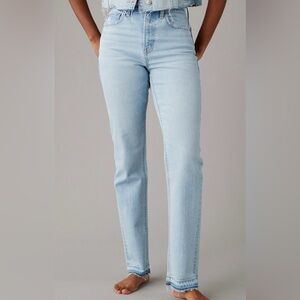 AE Stretch Super High-Waisted Straight Jean